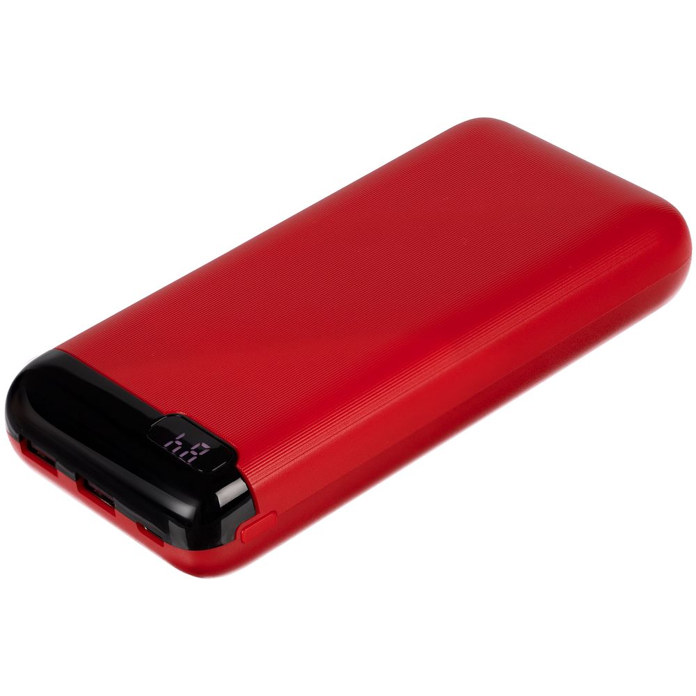 Внешний аккумулятор Gamechanger 20000 мАч, красный с логотипом