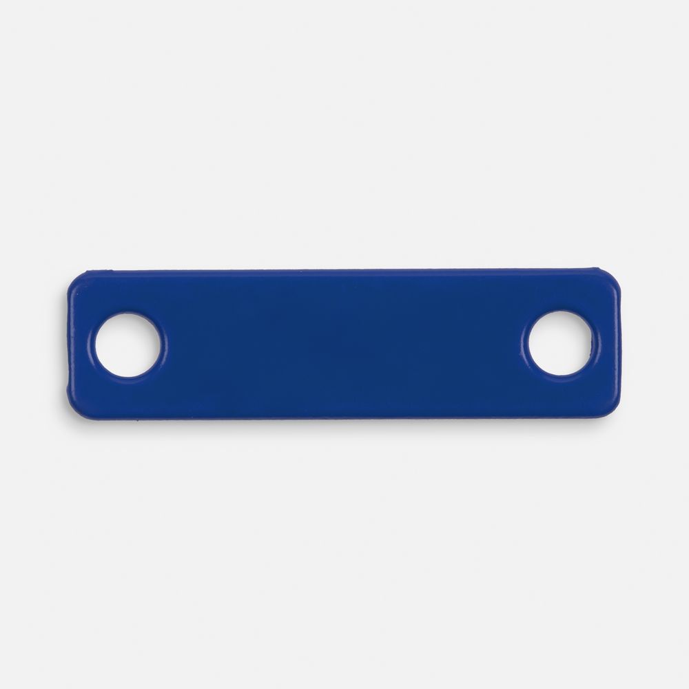 Шильдик металлический Alfa Liten, синий с логотипом