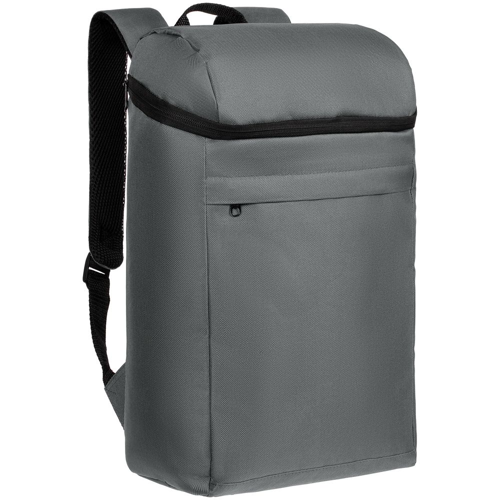 Терморюкзак Paseo, серый с логотипом