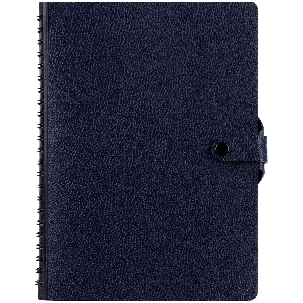 Ежедневник Strep Front на заказ, недатированный, темно-синий с логотипом