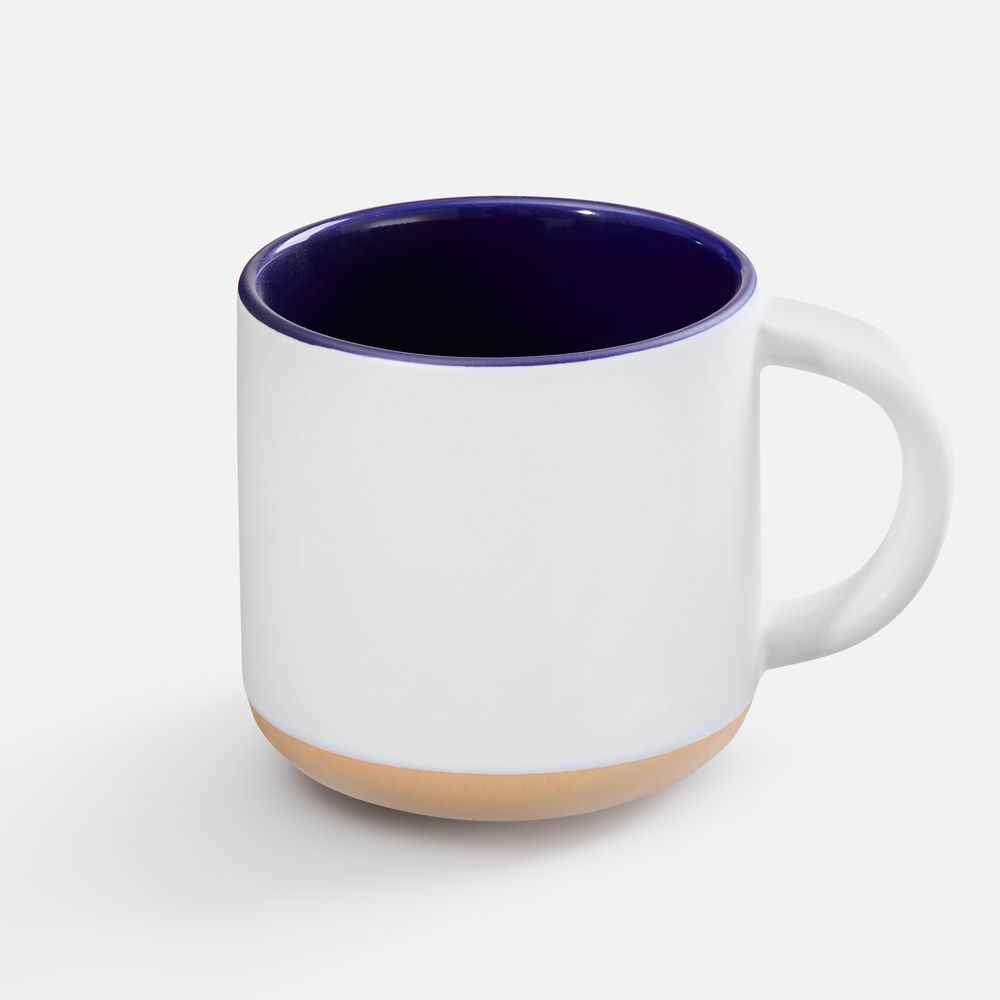 Кружка для сублимационной печати Colorisma, синяя с логотипом