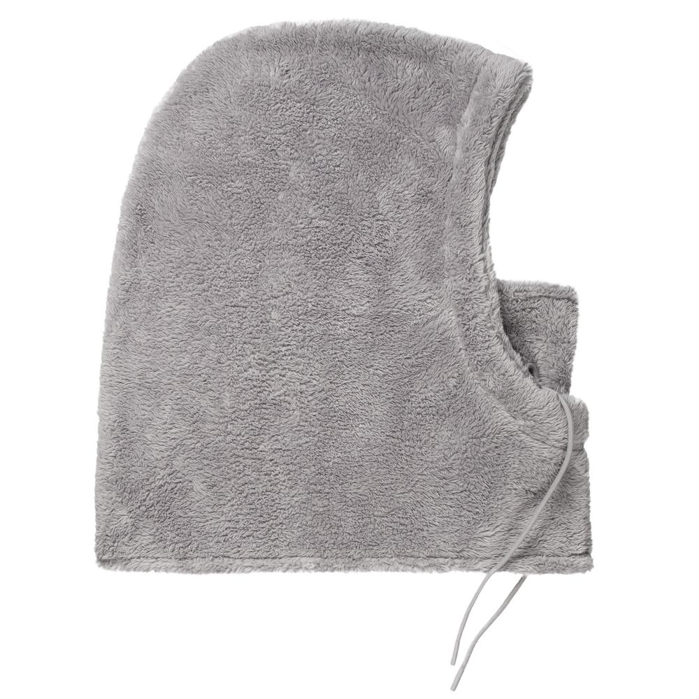 Балаклава-капюшон Flocky, серая с логотипом