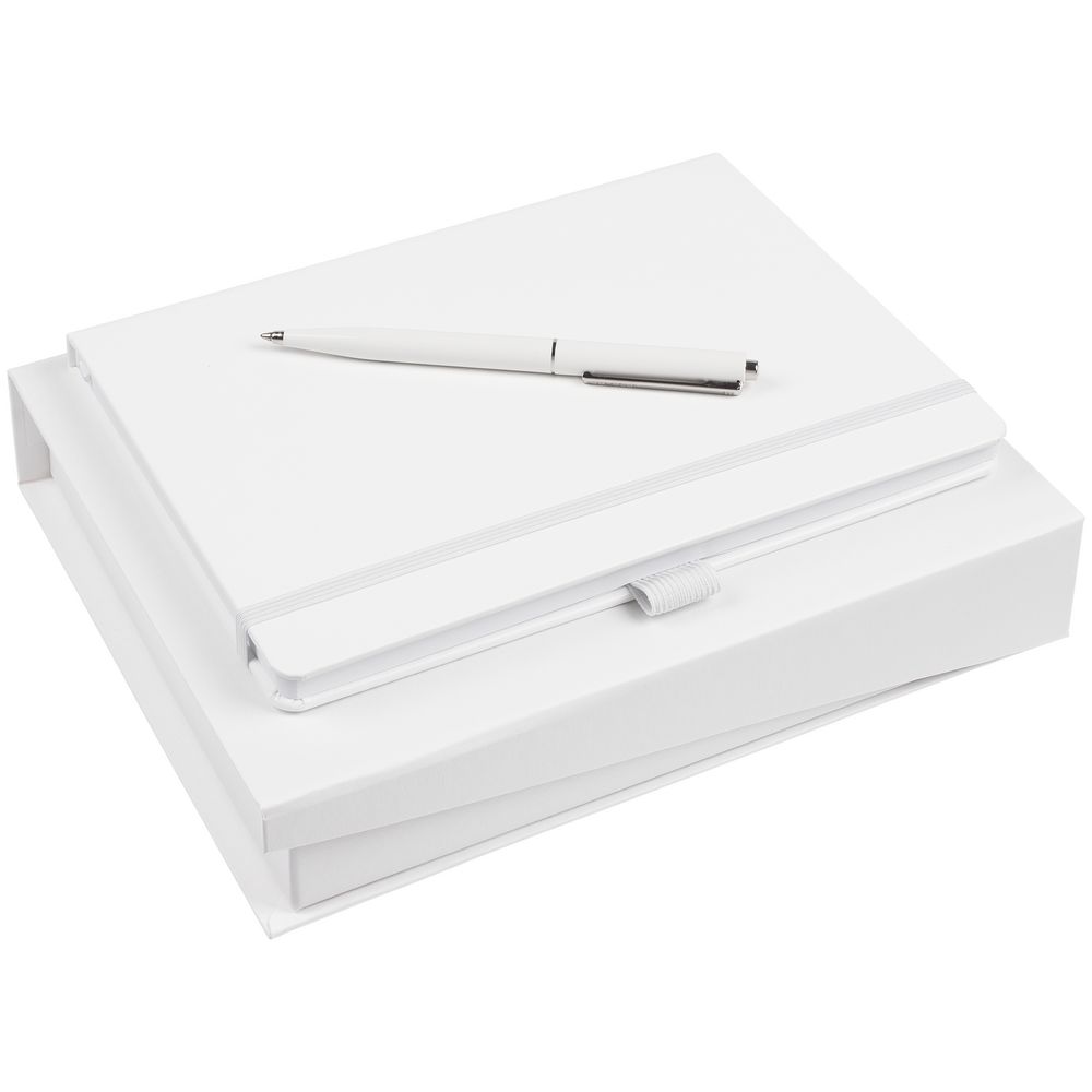 Набор Lucky, белый с логотипом