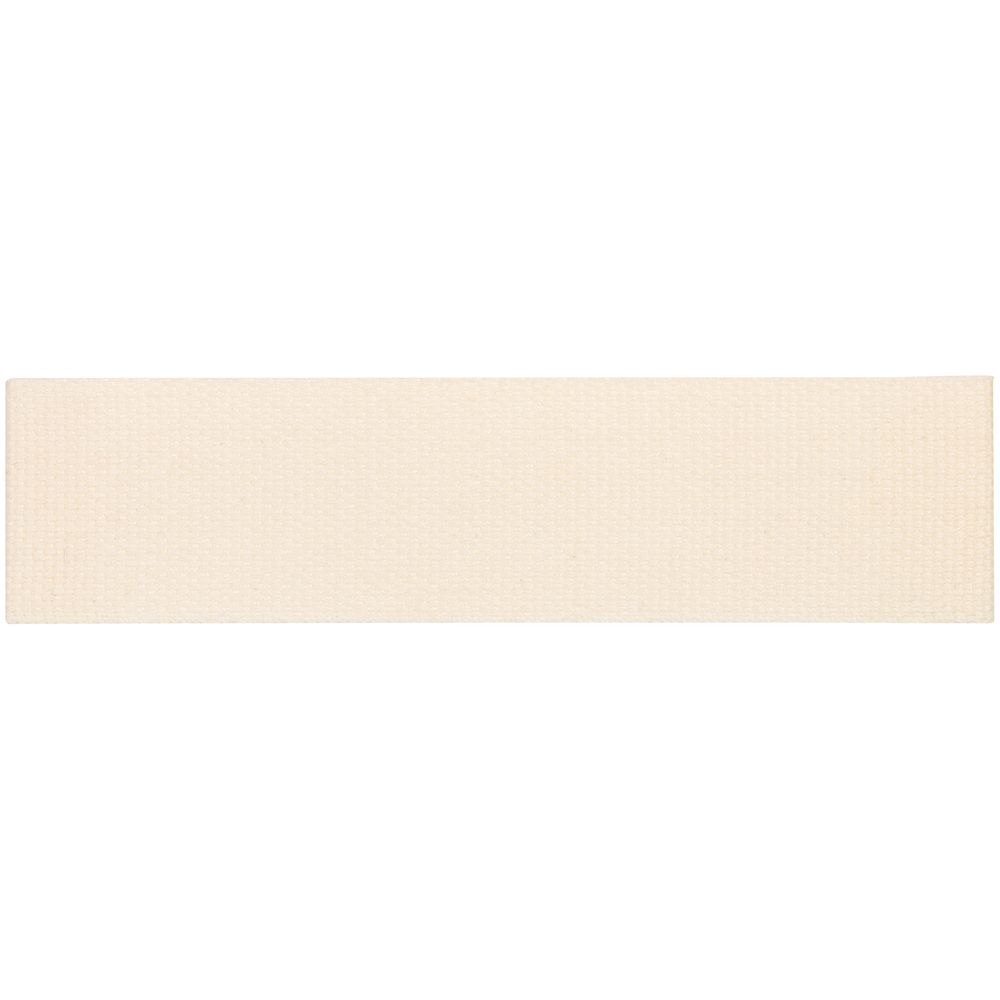 Лейбл хлопковый Doni, S, неокрашенный с логотипом