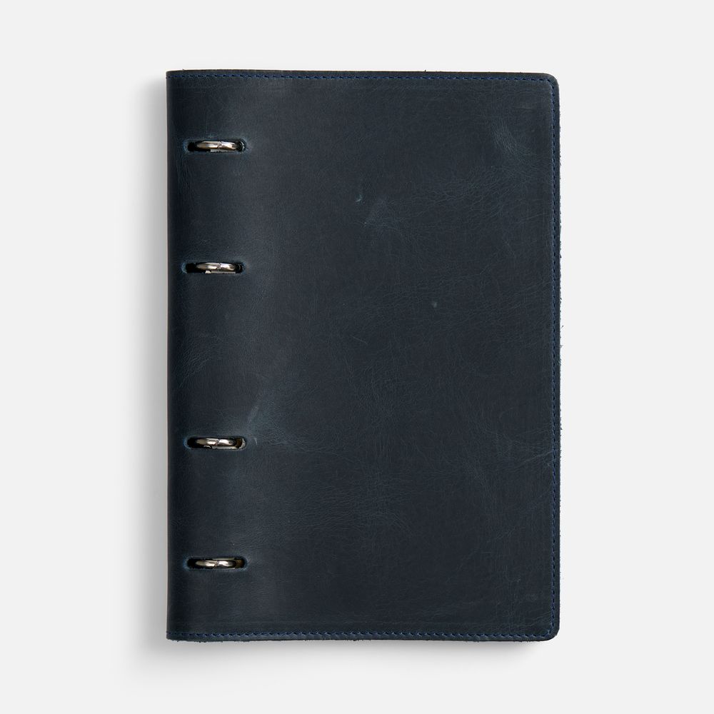 Ежедневник inStream, недатированный, синий с логотипом