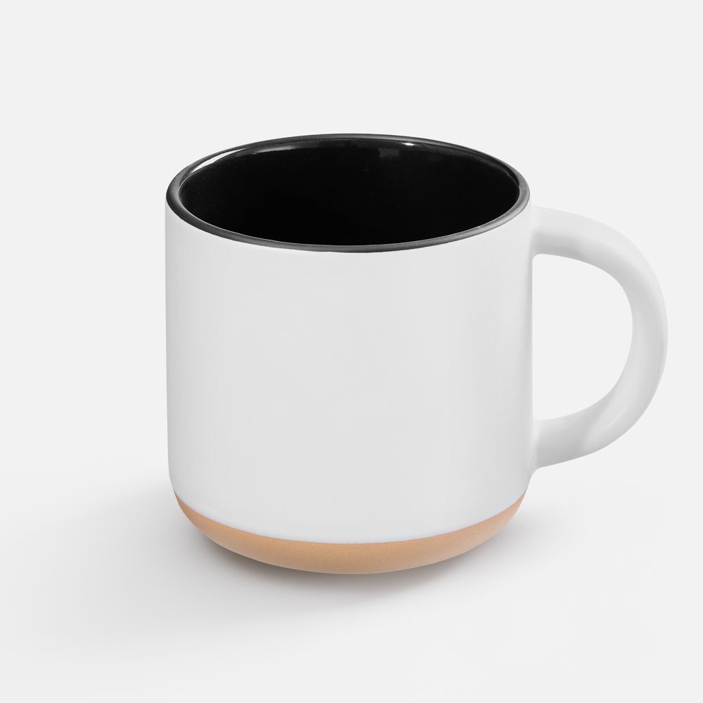 Кружка для сублимационной печати Colorisma, черная с логотипом