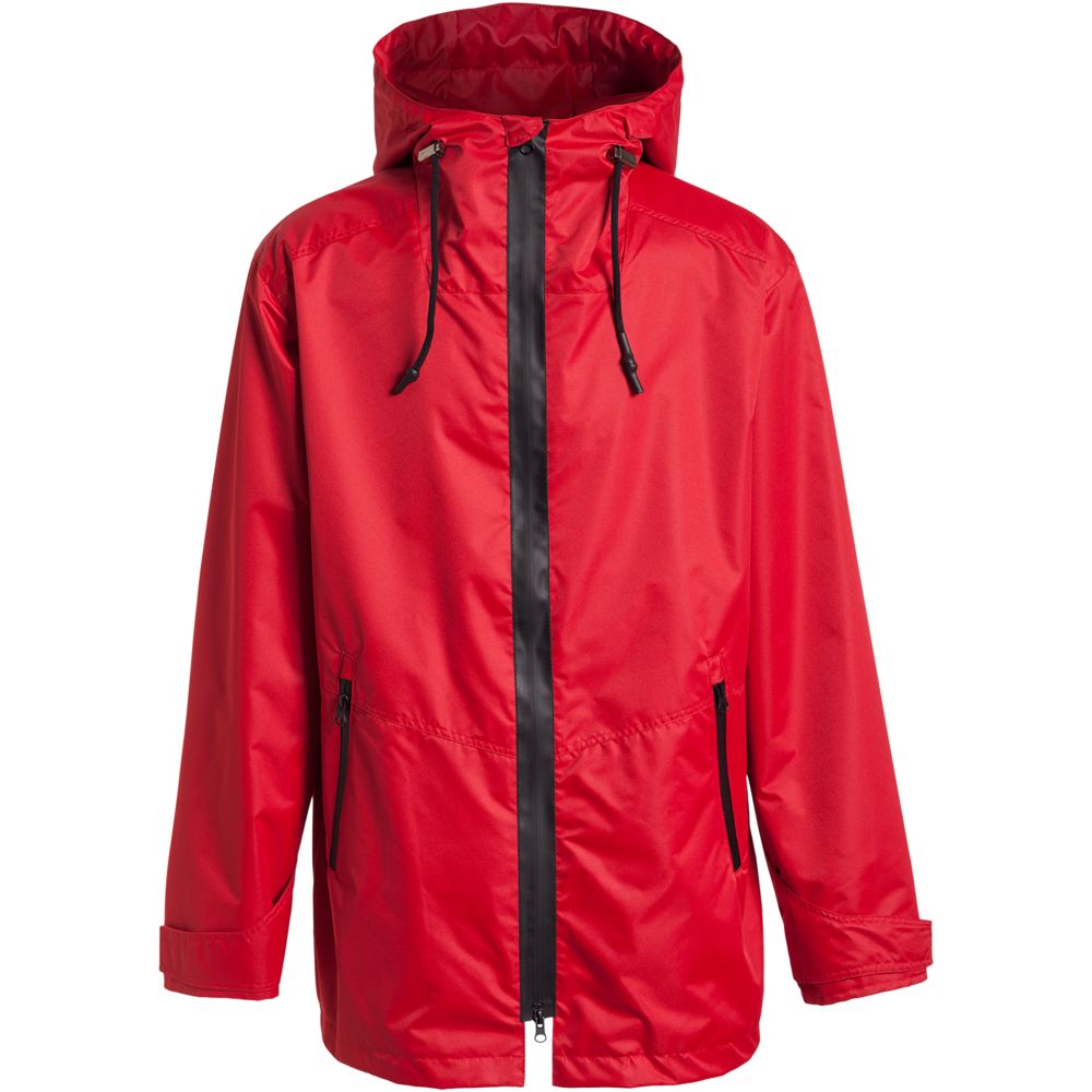 Ветровка мужская Medvind, красная с логотипом