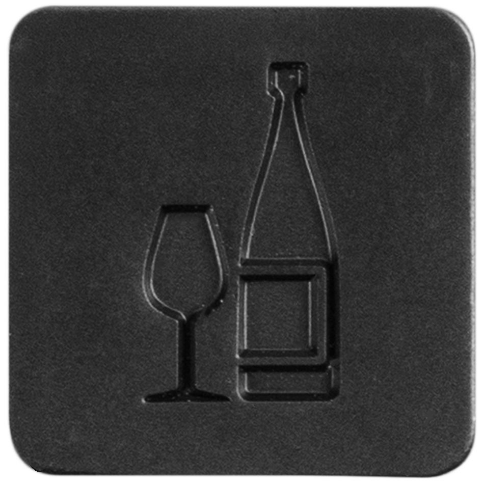 Шильдик на резинку Band, вино с логотипом