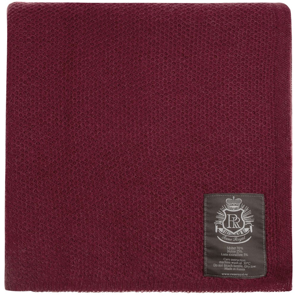 Плед Medley, красный с логотипом