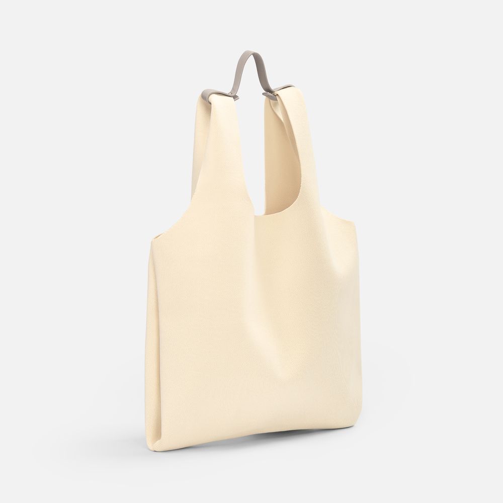 Сумка Aperto, молочная с логотипом