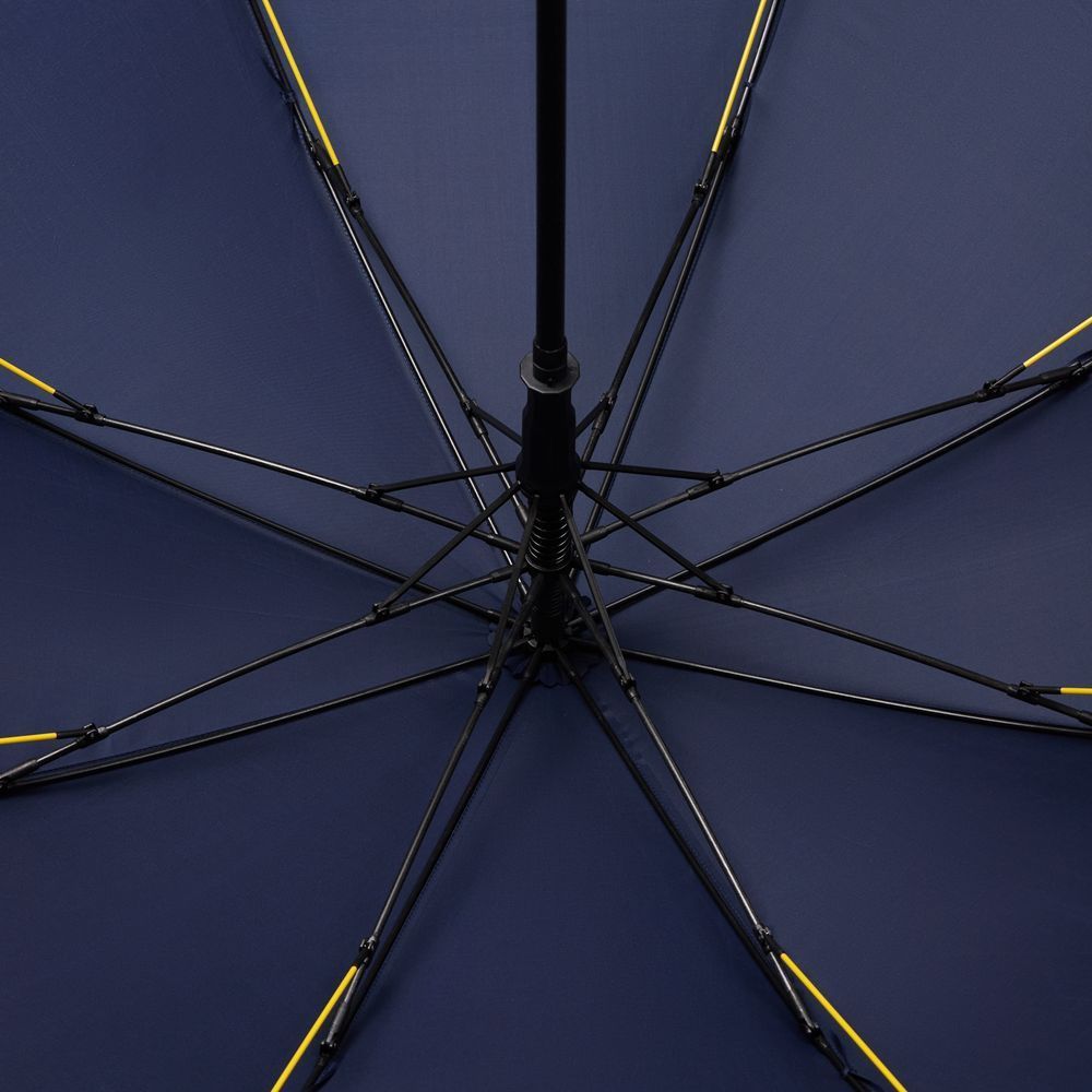 Зонты трости с логотипом с печатью логотипа. Зонт-трость Rainzee по цене 1 833 ₽ руб. (артикул 18783.40) Зонт-трость Rainzee, темно-синий