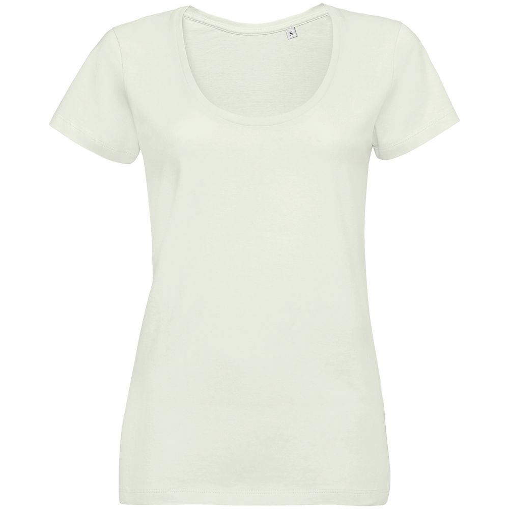 Футболка женская Metropolitan, светло-зеленая с логотипом