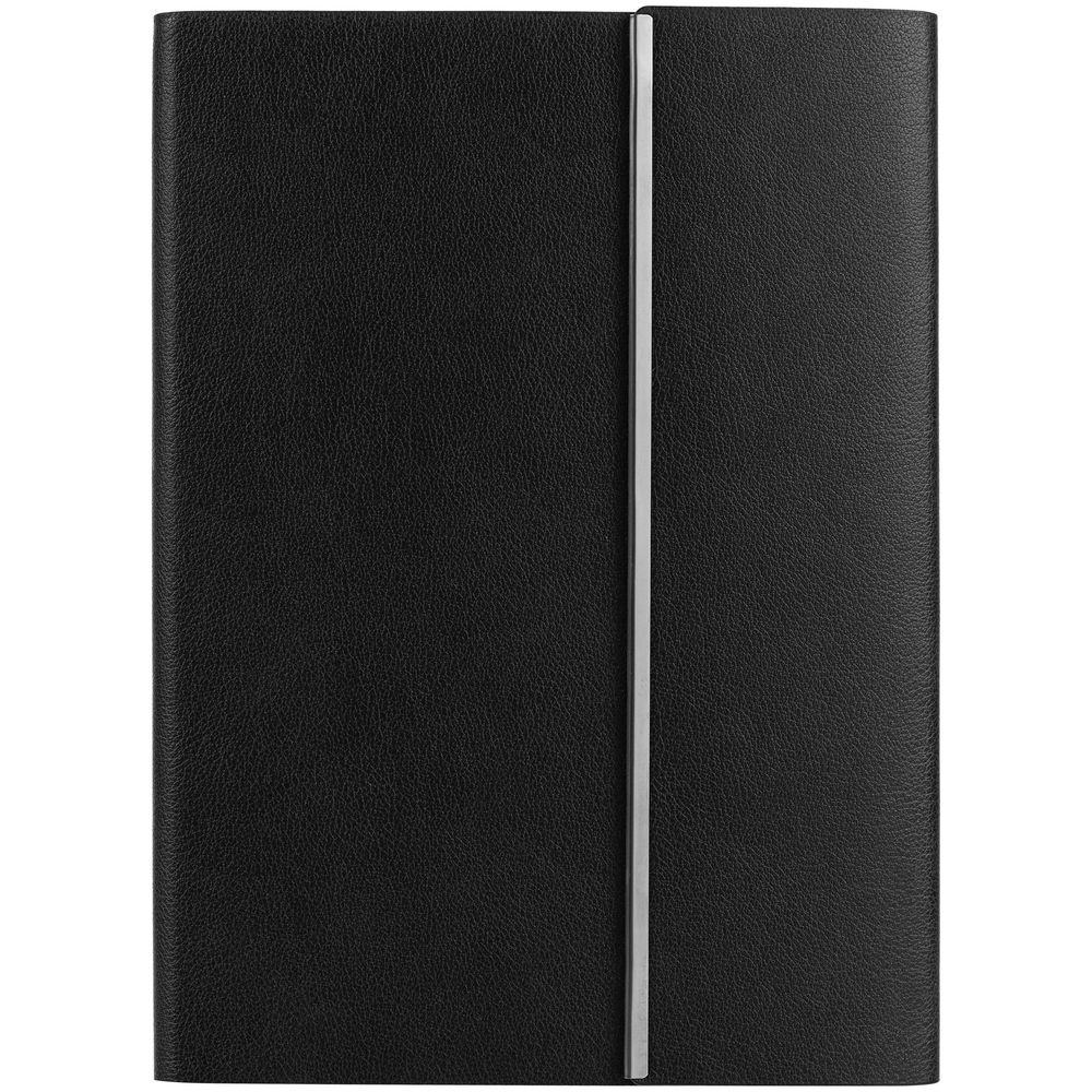Ежедневник Petrus Flap, недатированный, черный с логотипом