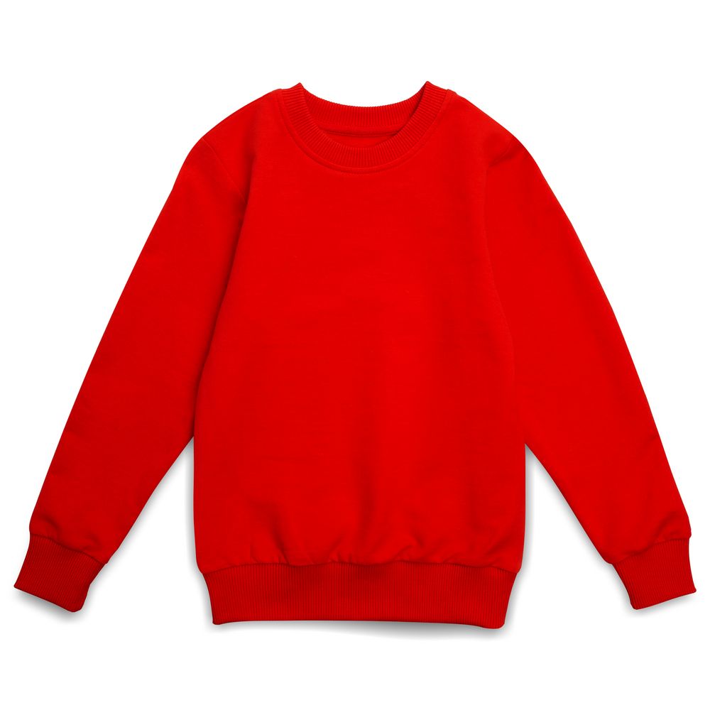 Свитшот детский Toima Kids 2.0, красный с логотипом