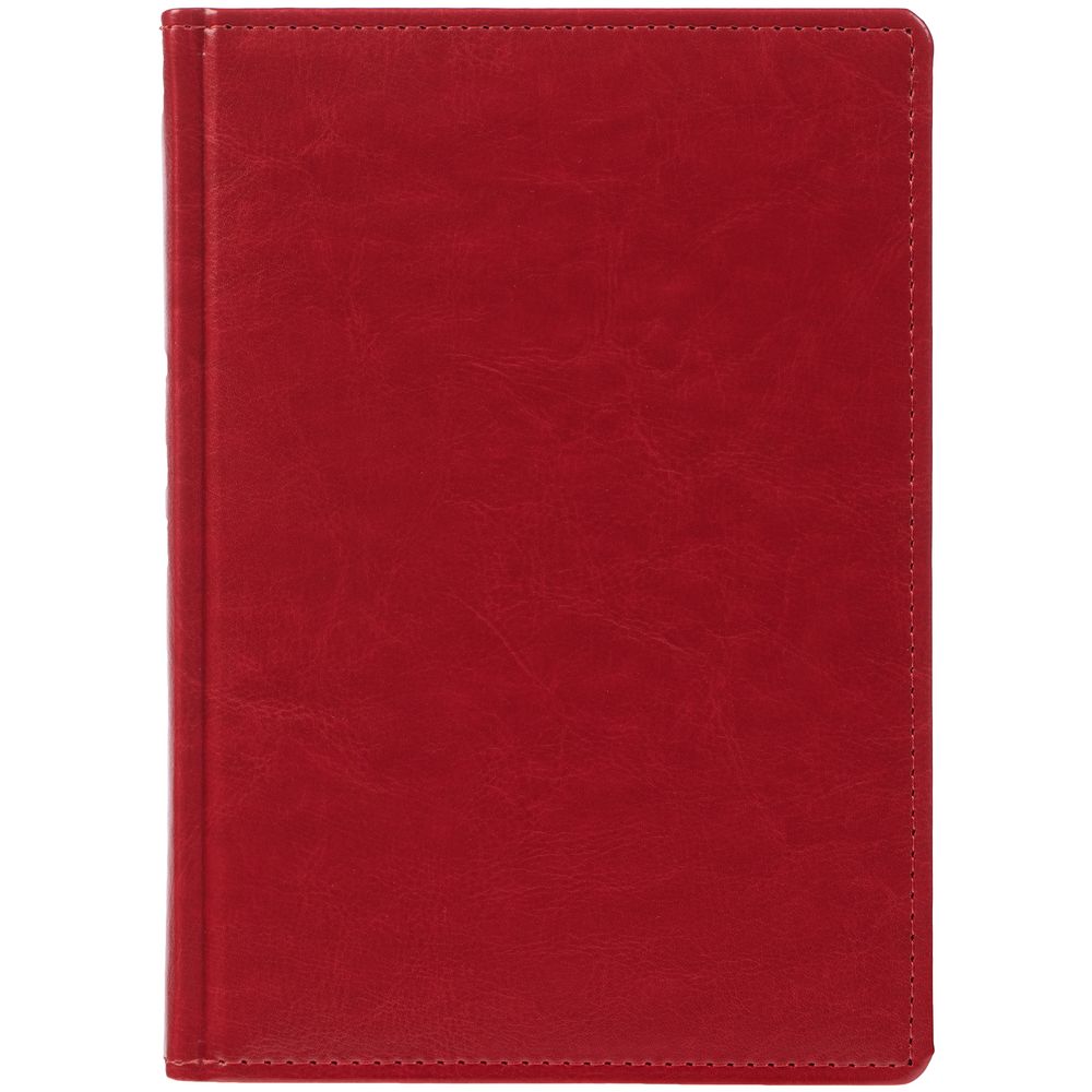 Ежедневник Nebraska, недатированный, красный с логотипом