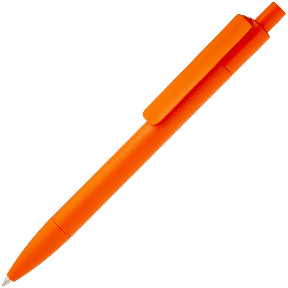 Ручка шариковая Prodir DS4 PMM-P, оранжевая с логотипом