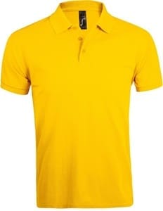 Рубашка поло мужская Prime Men 200 желтая с логотипом