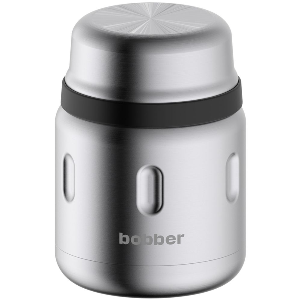 Термос для еды Jerrycan 470, вакуумный, стальной матовый с логотипом