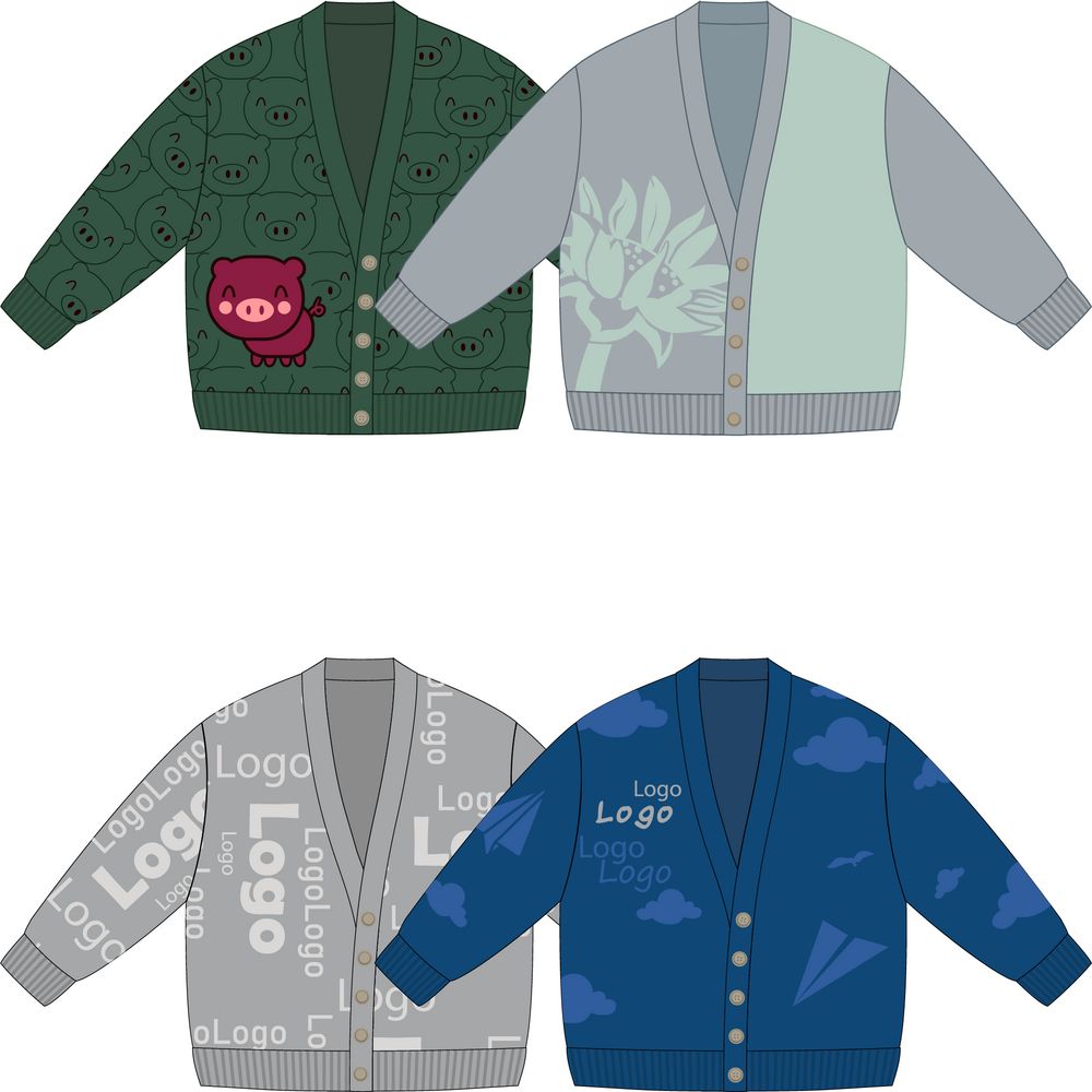 Кардиган Cozy Knit Grand на заказ, акрил с логотипом