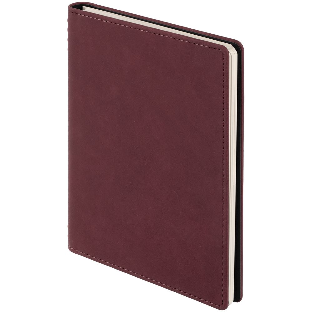 Ежедневник Spring Urban на заказ, недатированный, бордовый с логотипом