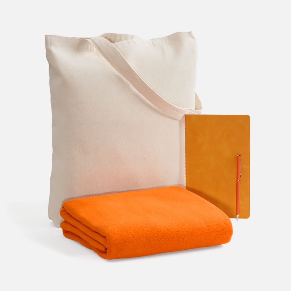 Набор Luba Warm, оранжевый с логотипом