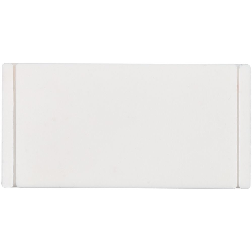 Лейбл из ПВХ Dzeta, XS, белый с логотипом