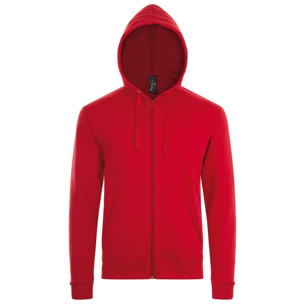 Толстовка унисекс Stone, красная с логотипом