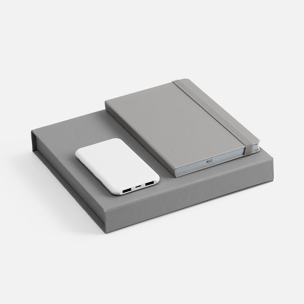 Набор Shall Energy, серый с логотипом