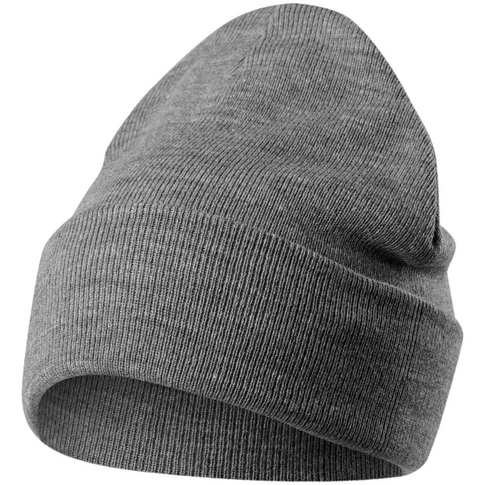 Шапка Real Talk, серый меланж (эбонит) с логотипом