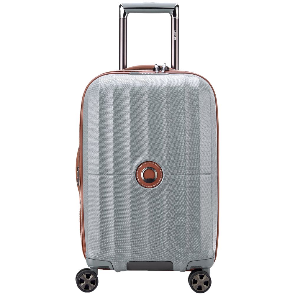 Чемодан St Tropez S, серый с логотипом