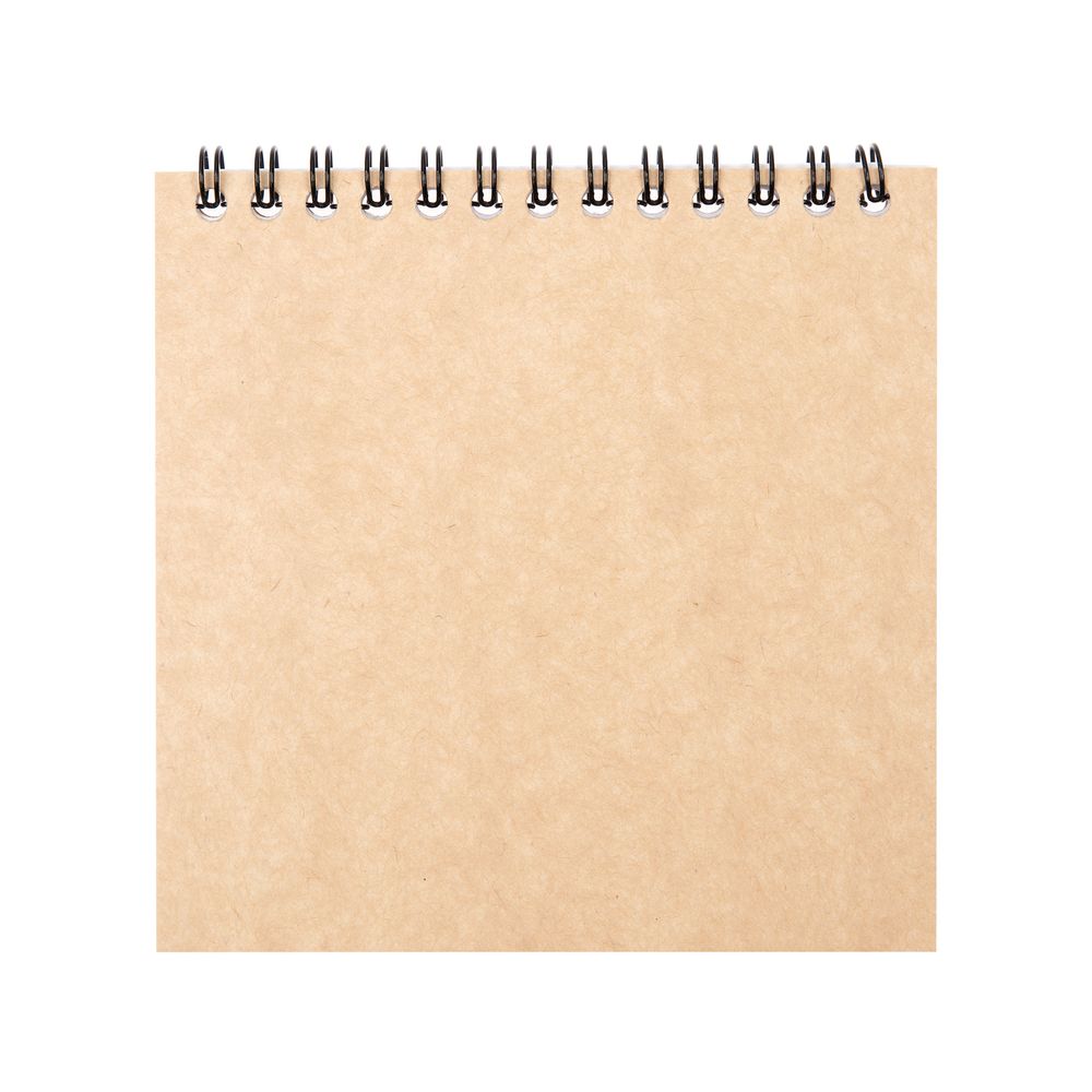 Блокнот на пружине Centar M, крафт с логотипом