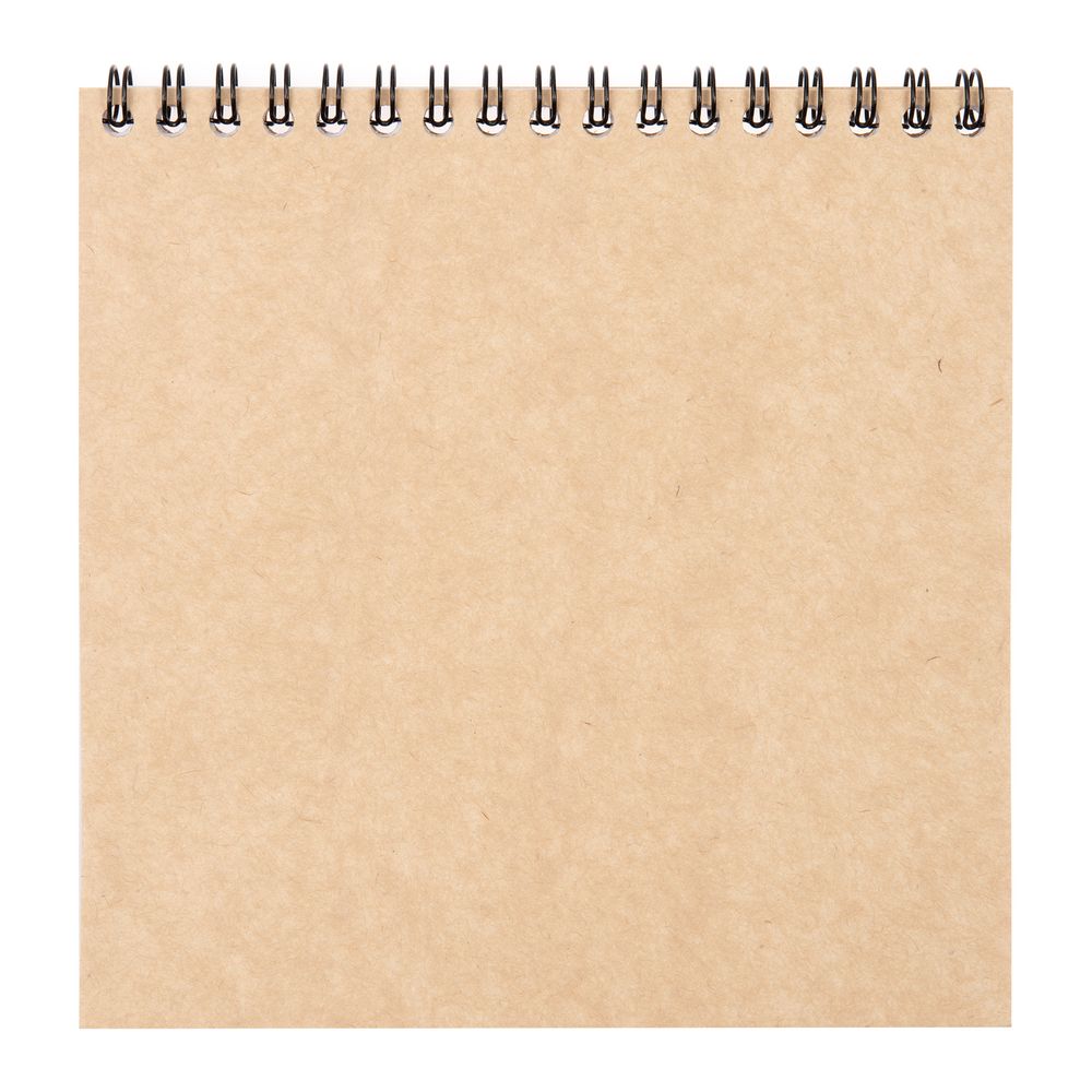 Блокнот на пружине Centar L, крафт с логотипом