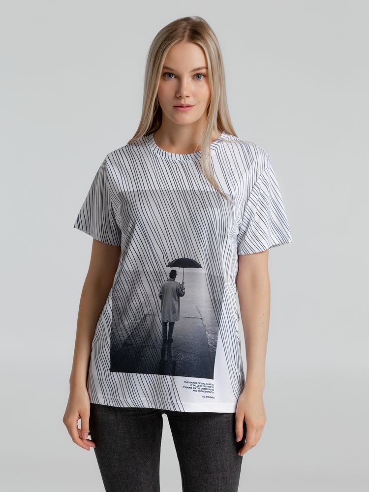 Футболка «Дождь» с логотипом