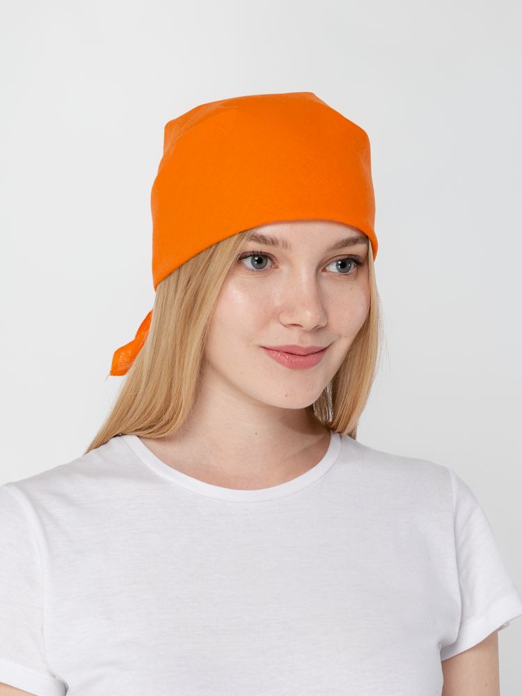 Бандана Overhead, оранжевая с логотипом