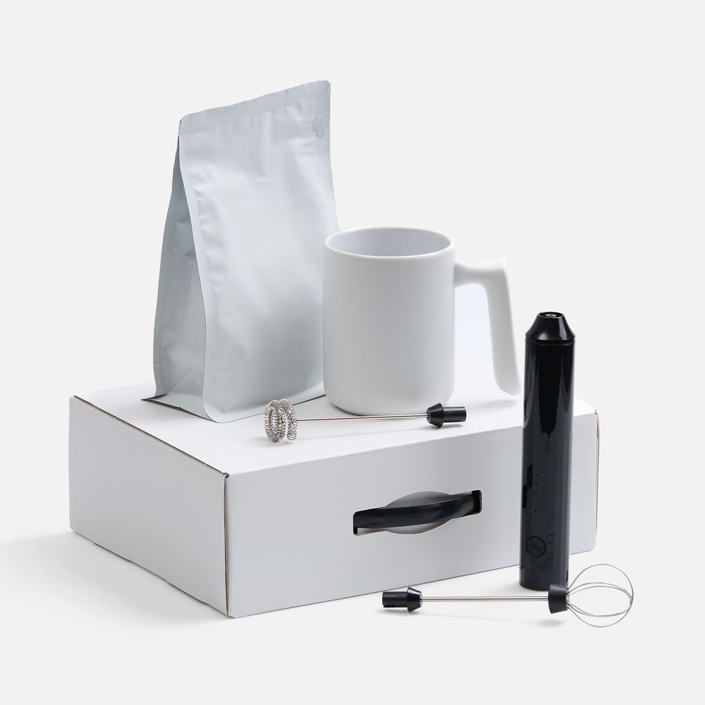 Набор для приготовления кофе True Brew, белый с логотипом