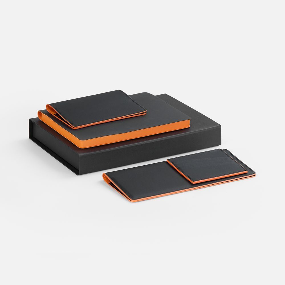 Набор Multimo Maxi, черный с оранжевым с логотипом