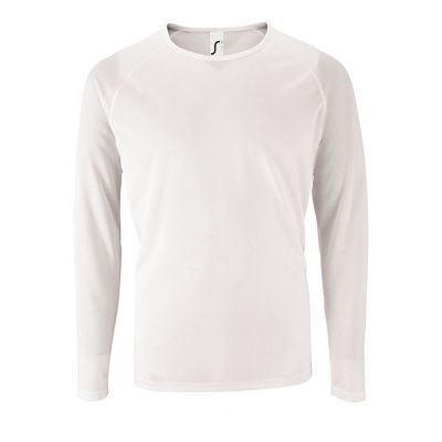 Футболка с длинным рукавом Sporty LSL Men белая, размер 3XL Футболка с длинным рукавом Sporty LSL Men белая, размер 3XL