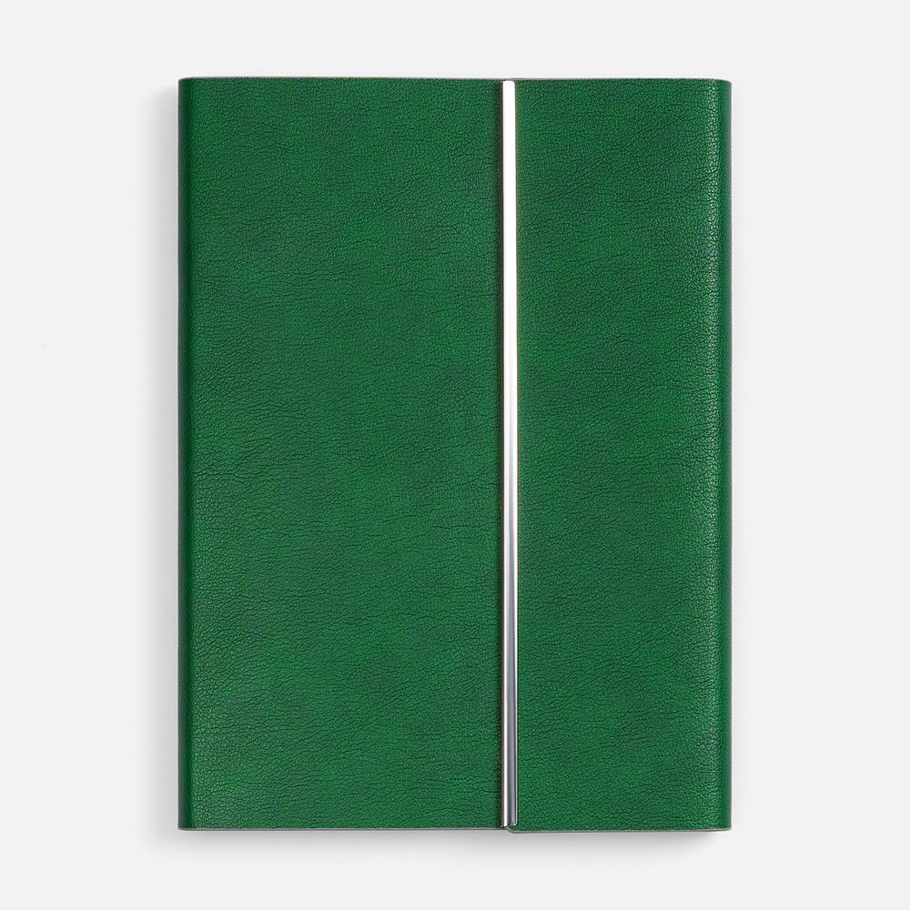 Ежедневник Petrus Flap, недатированный, зеленый с логотипом