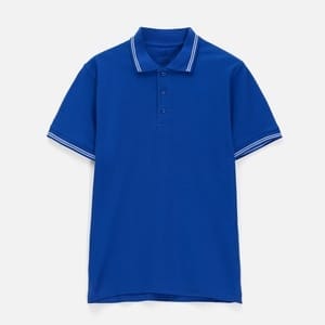 Рубашка поло Virma Stripes, ярко-синяя с логотипом