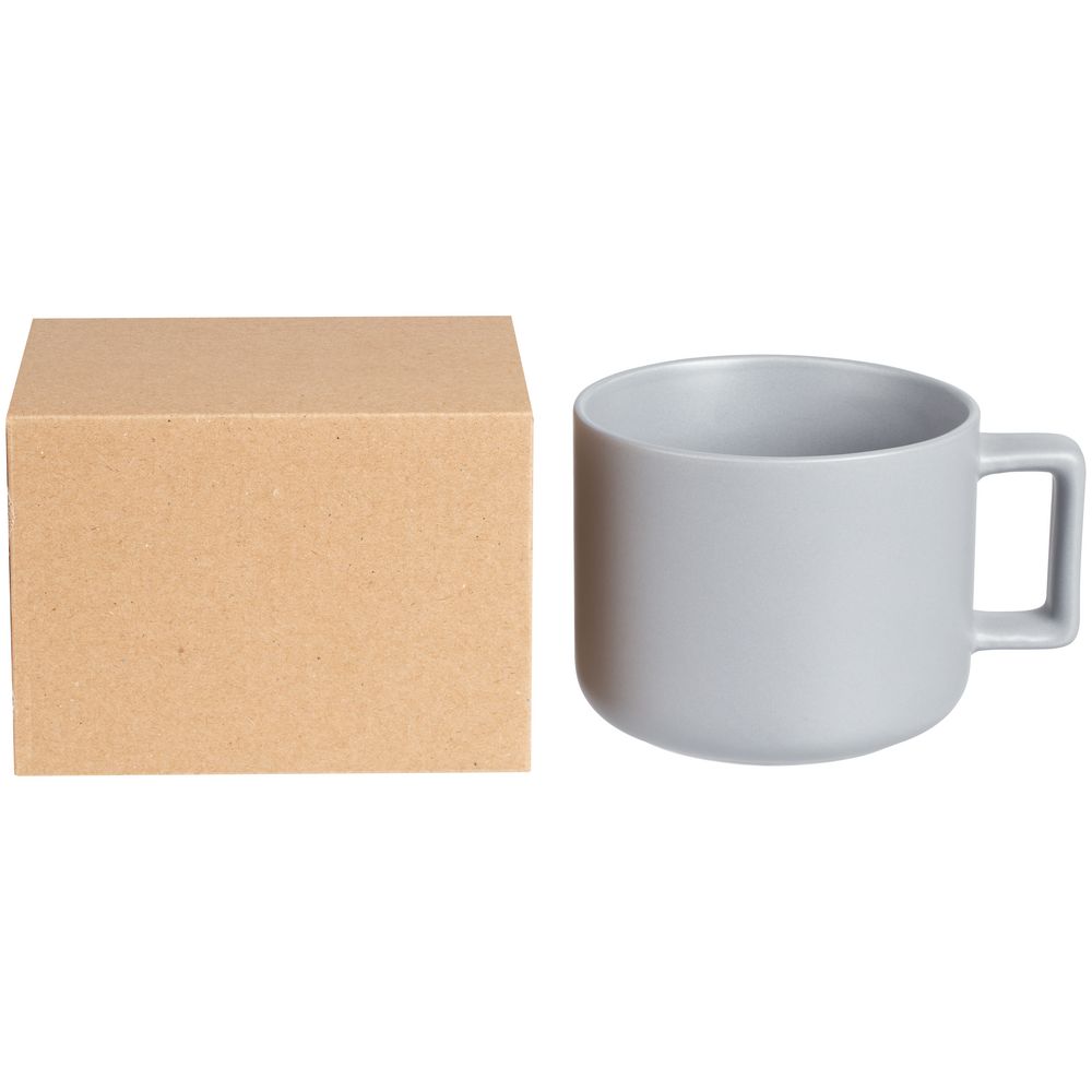 Коробка для кружки Chunky, крафт с логотипом