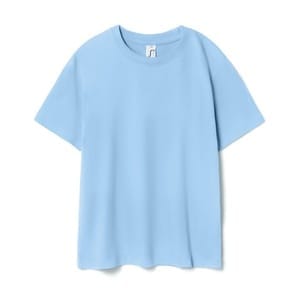 Футболка детская Regent Kids 150, голубая с логотипом
