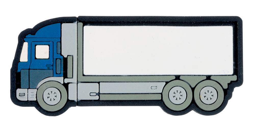 Флешка «Грузовик», синяя, 16 Гб с логотипом