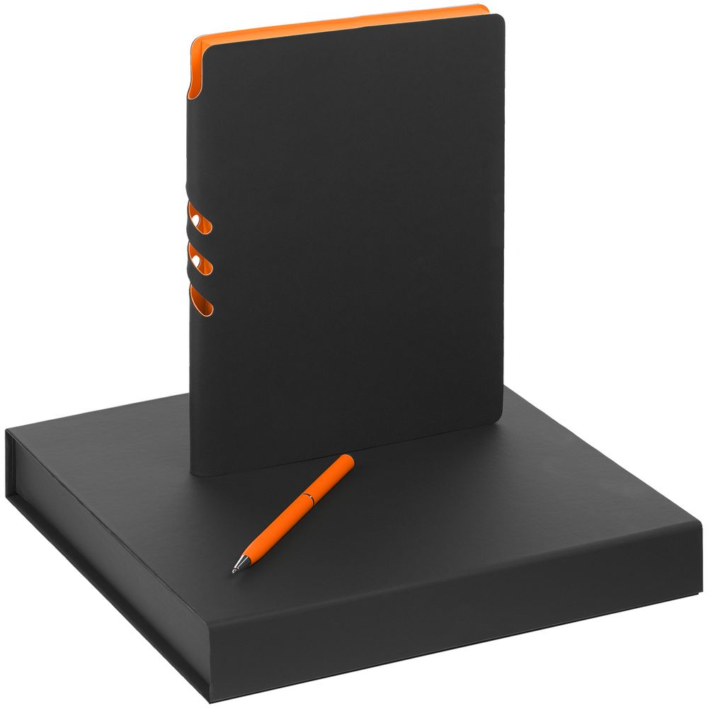 Набор Flexpen Black, оранжевый с логотипом