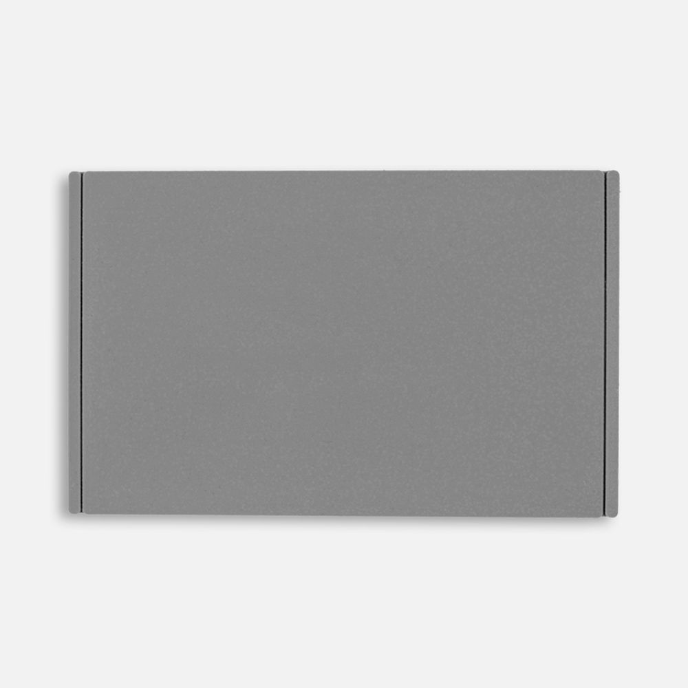 Лейбл из ПВХ Dzeta, ХL, серый с логотипом