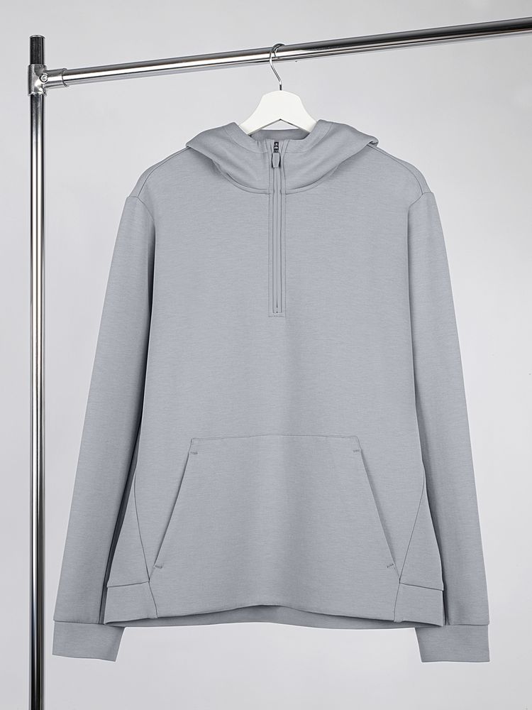 Анорак унисекс Lovi, серый с логотипом