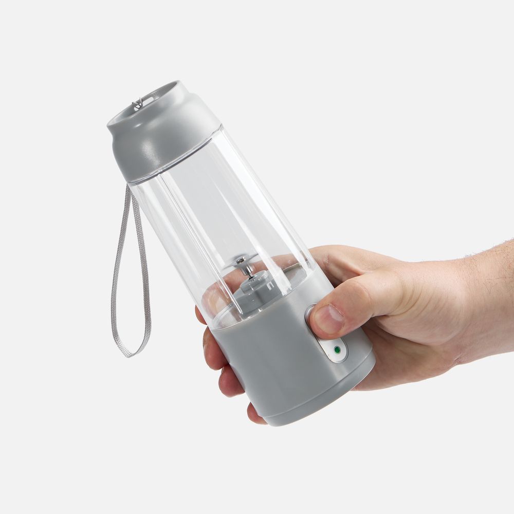 Портативный блендер Blendify, серый с логотипом