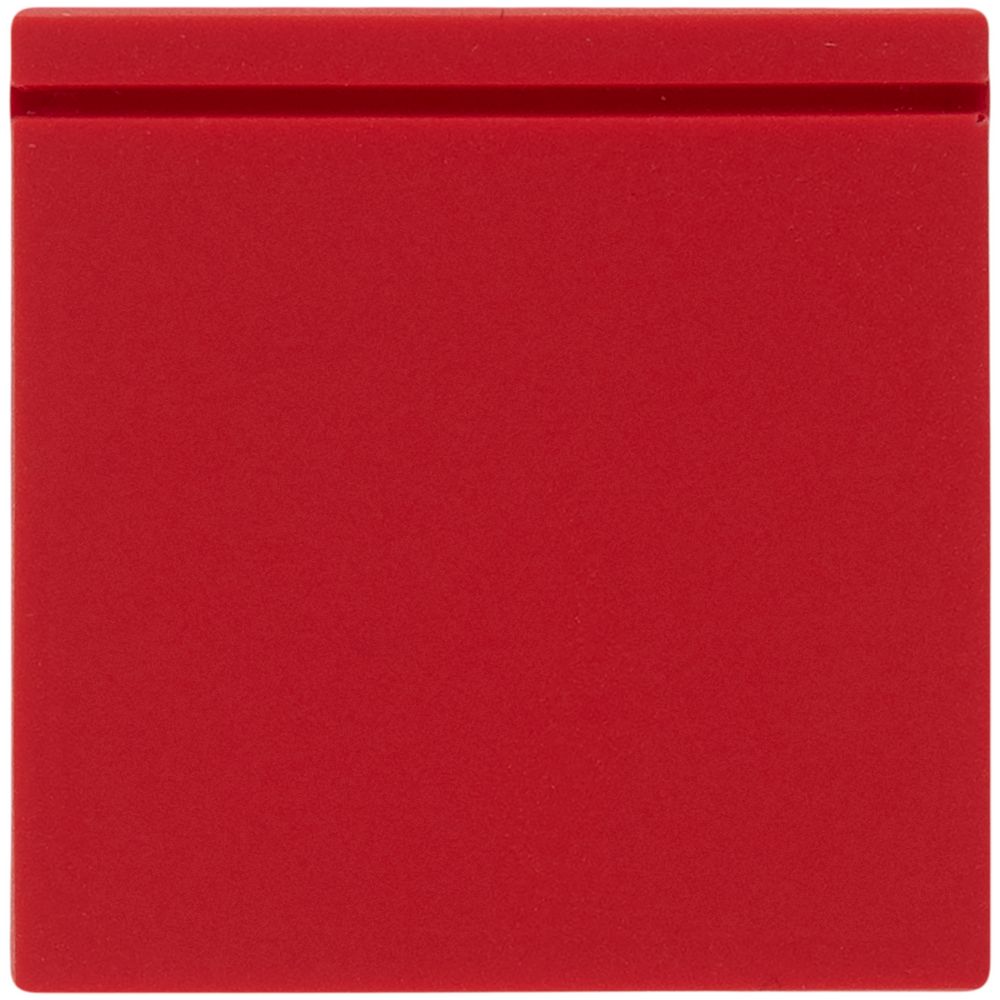 Лейбл из ПВХ Kare, красный с логотипом