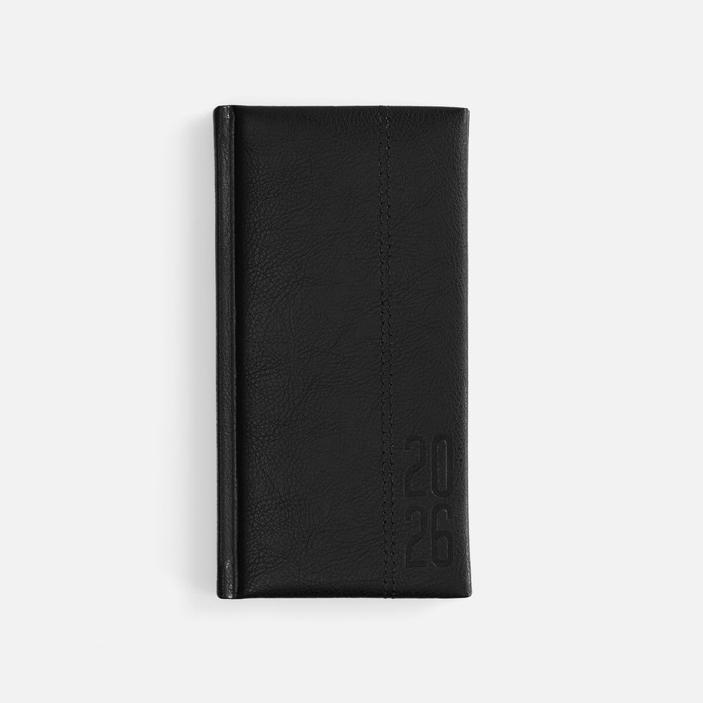 Еженедельник Baza, датированный, черный с логотипом