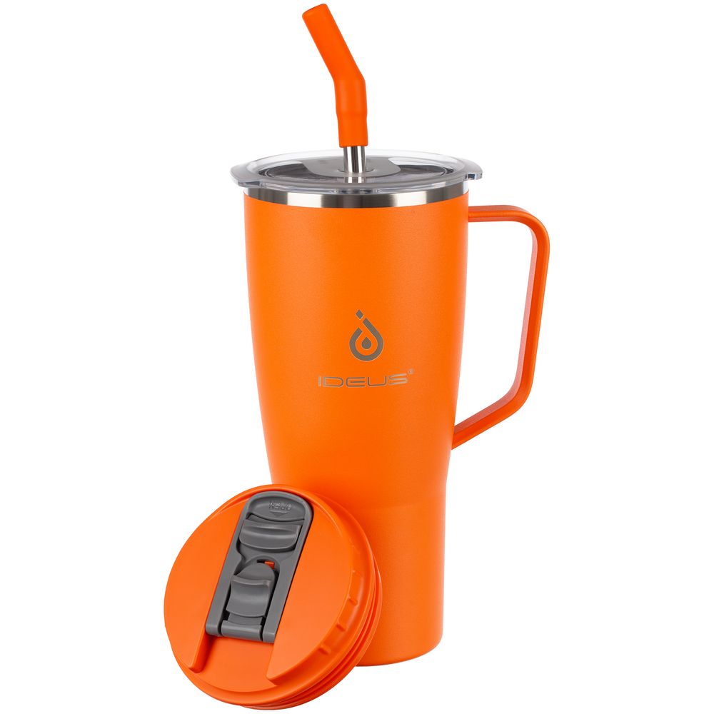 Термостакан Kasumigaoka, оранжевый с логотипом