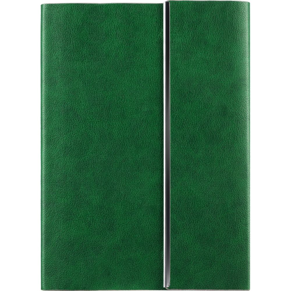 Ежедневник Petrus Flap, недатированный, зеленый с логотипом